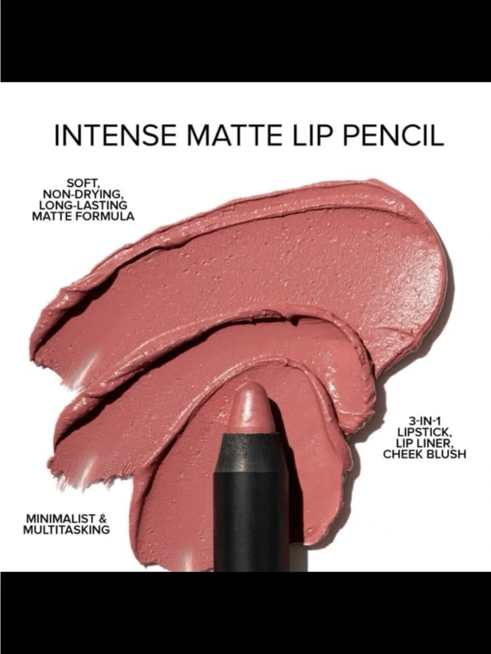 Nudestix Intense Matte Lip & Cheek Pencil Lipstick Sunkissed Pink BNIB